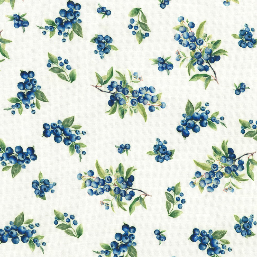 Blueberry Brunch fabric