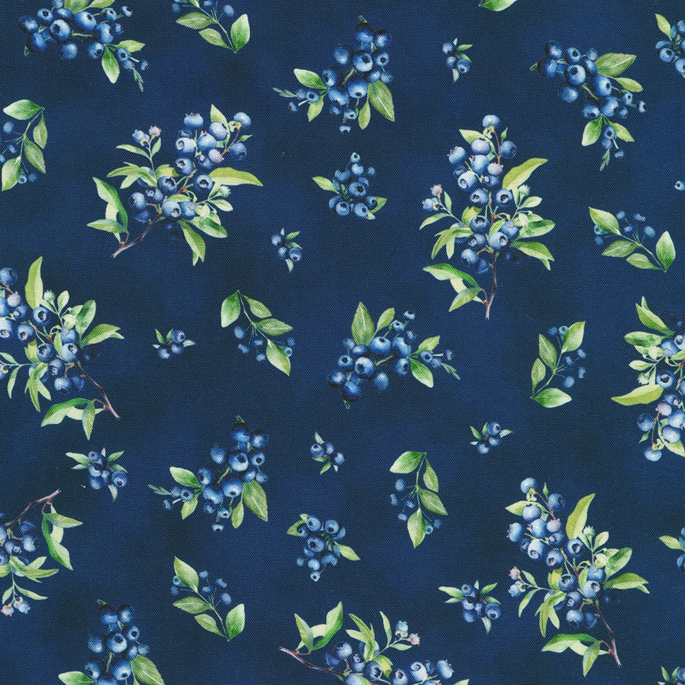Blueberry Brunch fabric