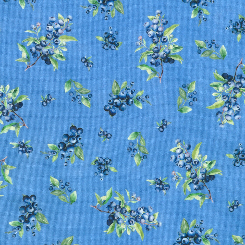 Blueberry Brunch fabric