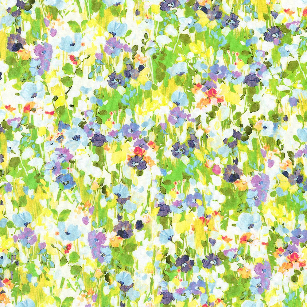 Painterly Petals-Valley fabric
