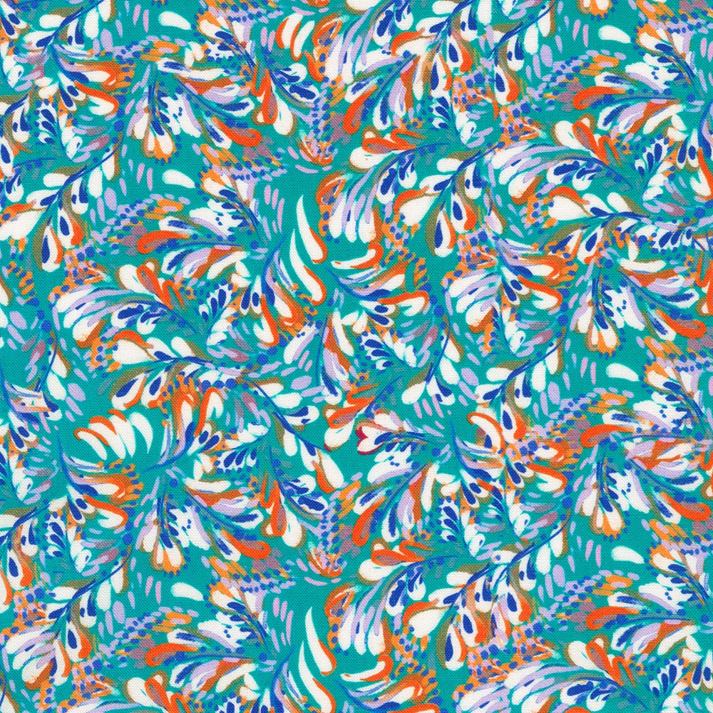 Painterly Petals-Valley fabric