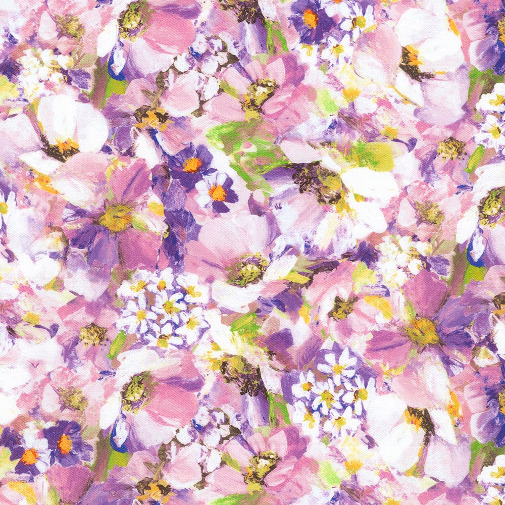 Painterly Petals-Valley fabric