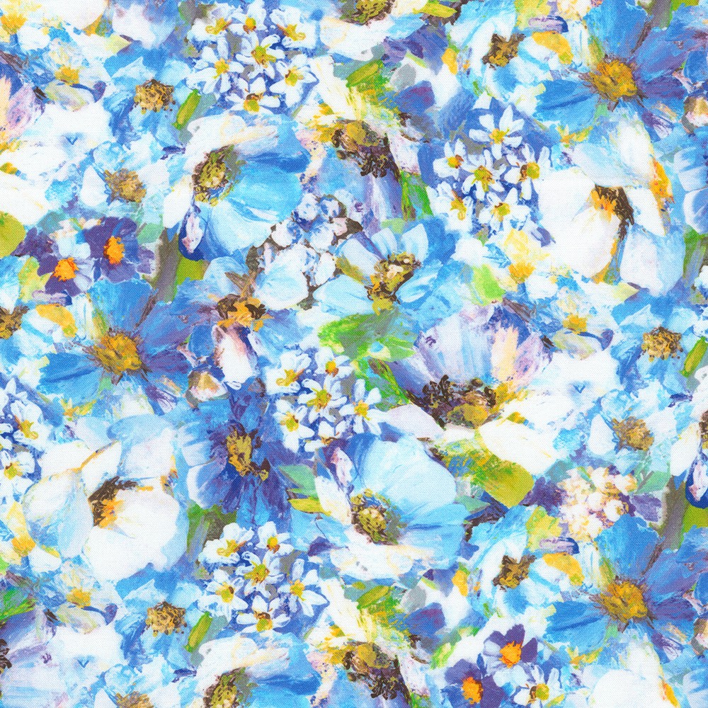 Painterly Petals-Valley fabric