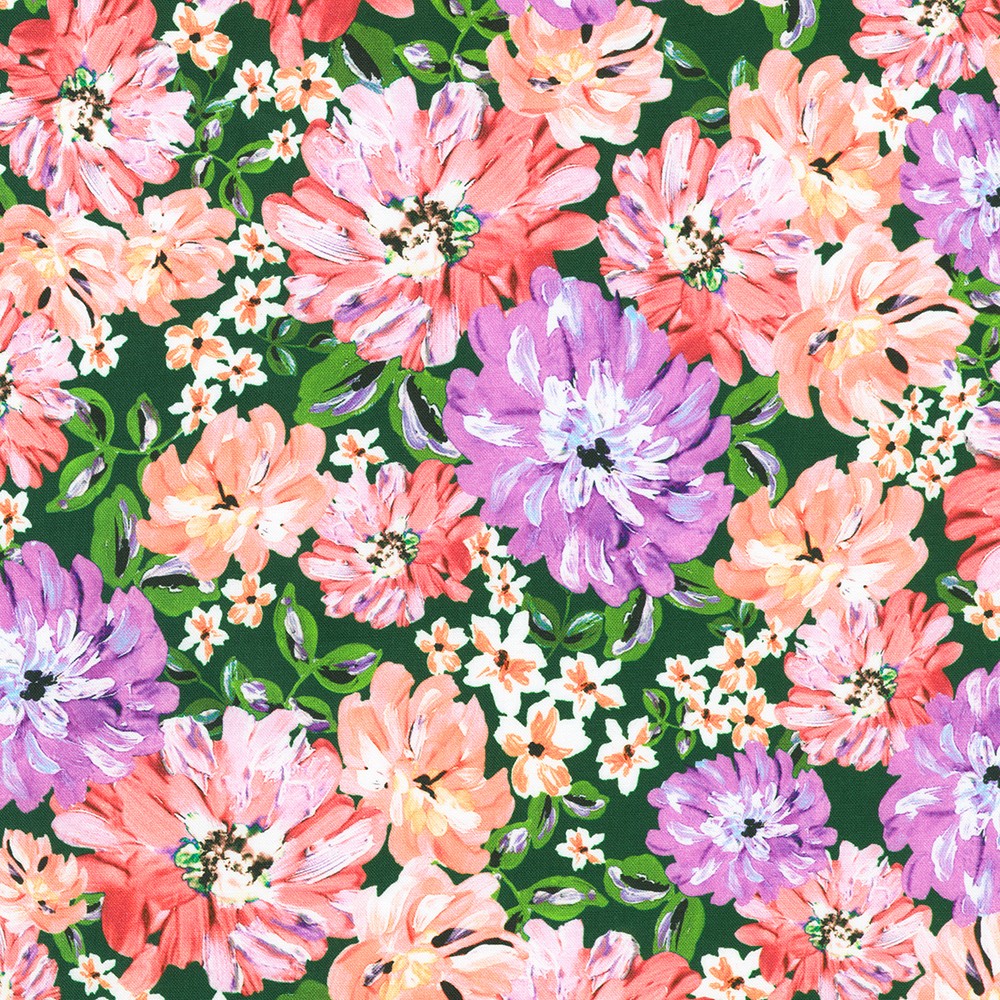 Painterly Petals-Valley fabric