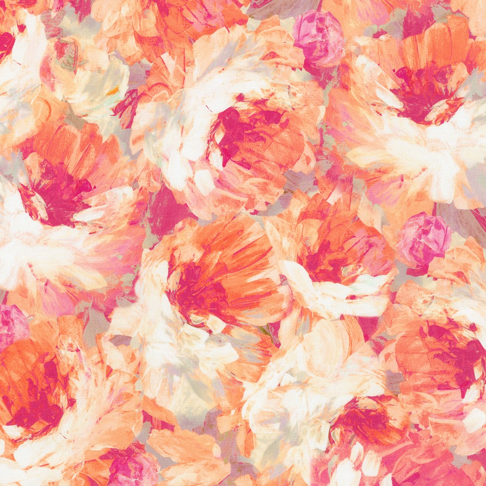 Painterly Petals-Valley fabric