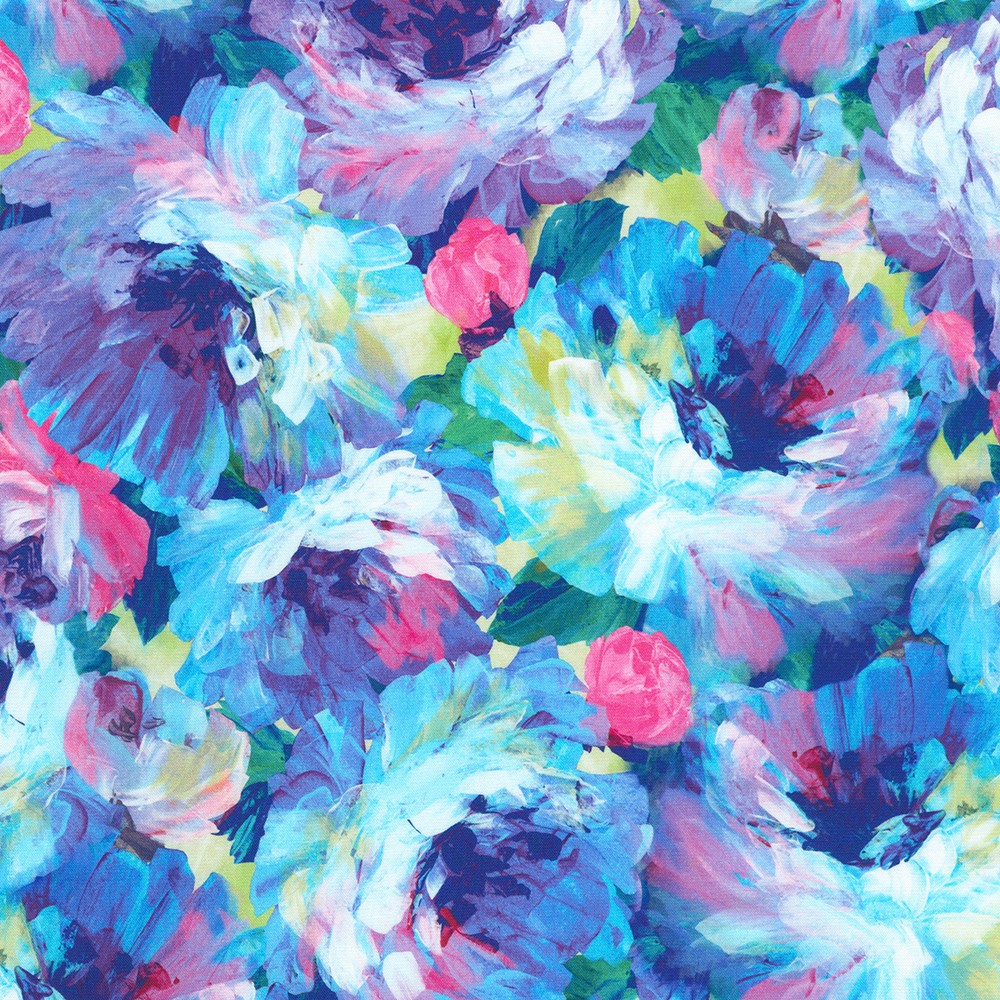 Painterly Petals-Valley fabric