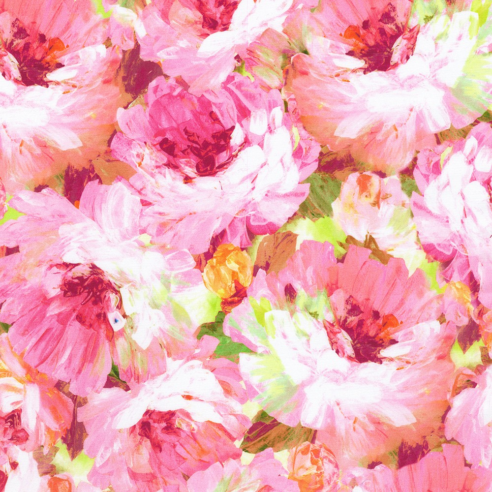 Painterly Petals-Valley fabric