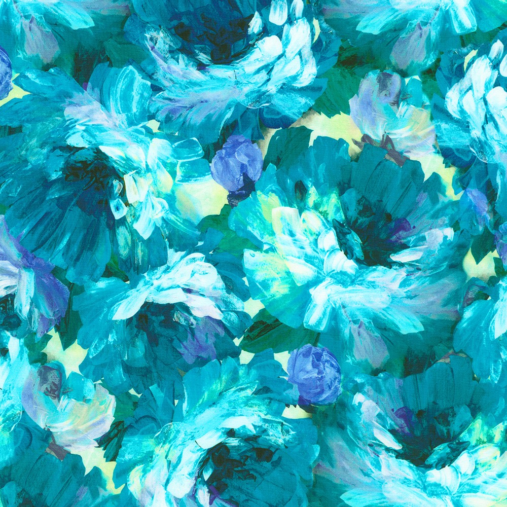 Painterly Petals-Valley fabric
