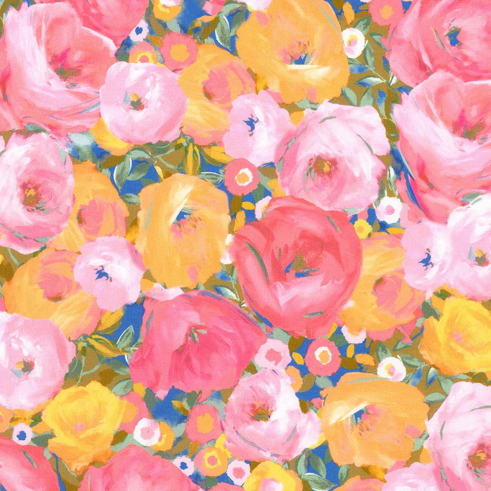 Painterly Petals-Valley fabric