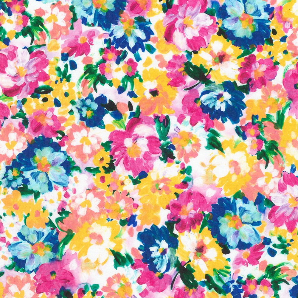 Painterly Petals-Valley fabric