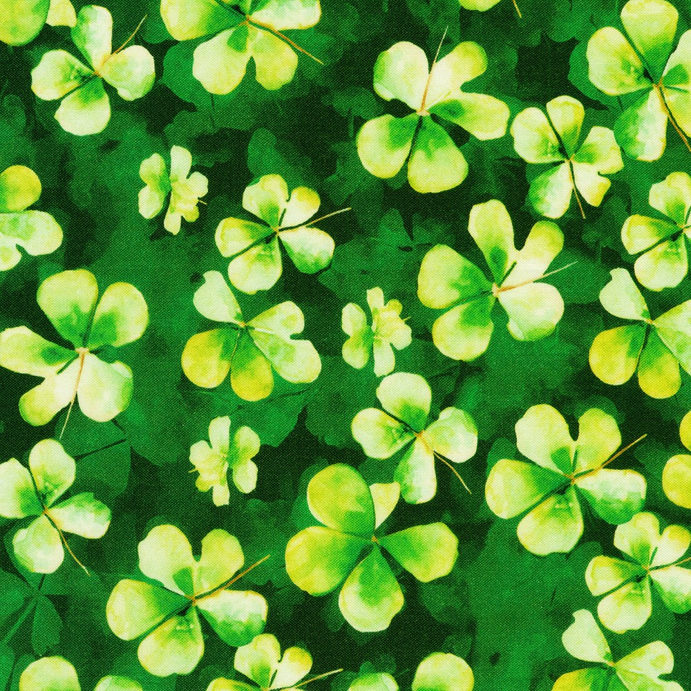 Lucky Clovers fabric
