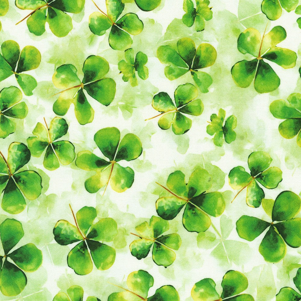 Lucky Clovers fabric
