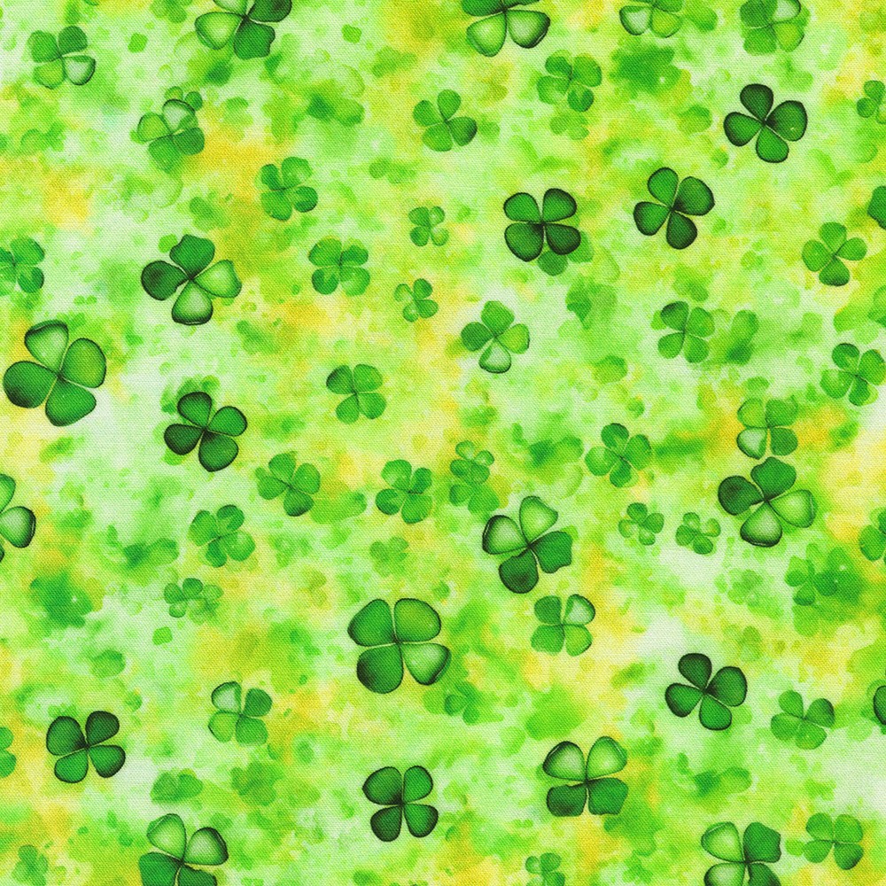 Lucky Clovers fabric