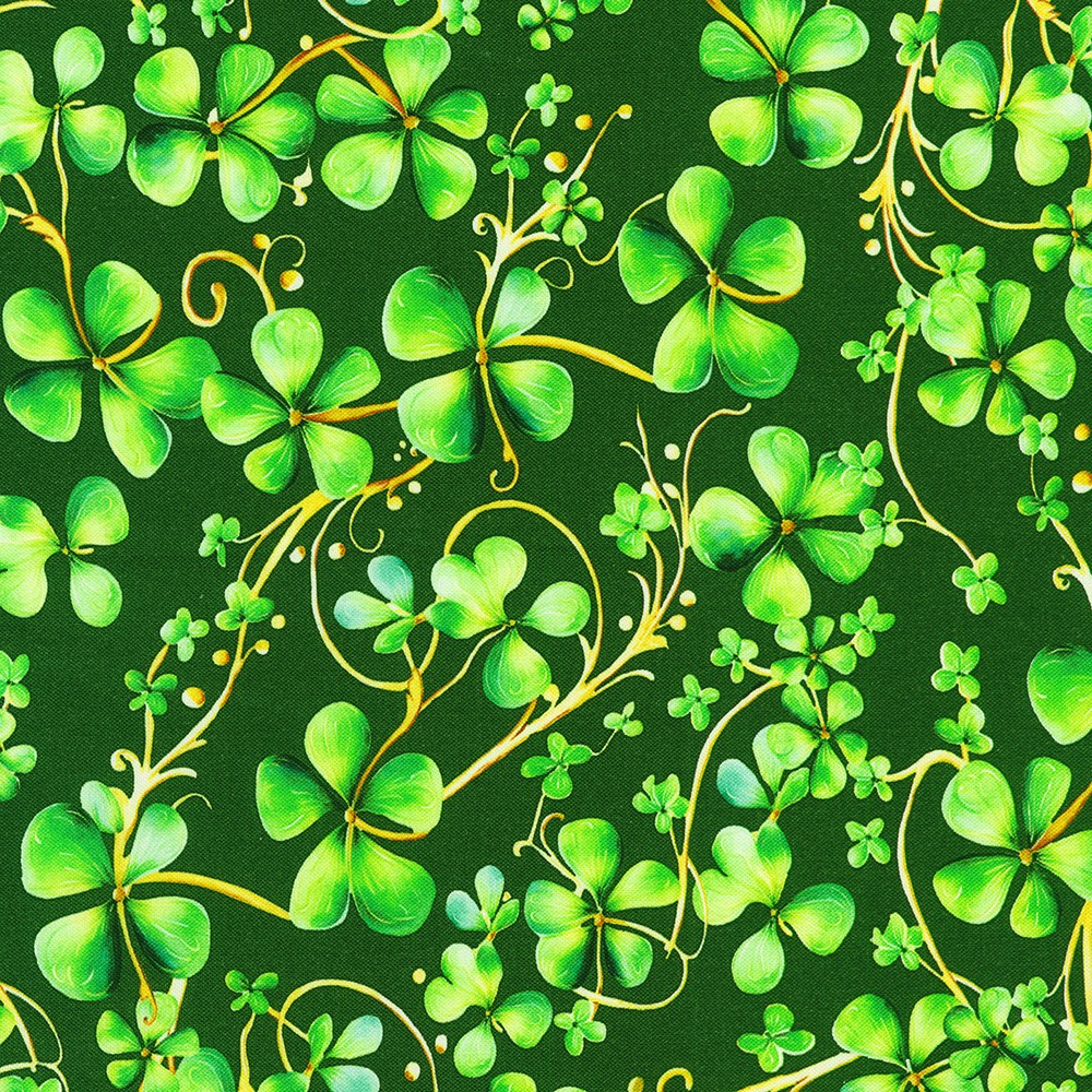 Lucky Clovers fabric