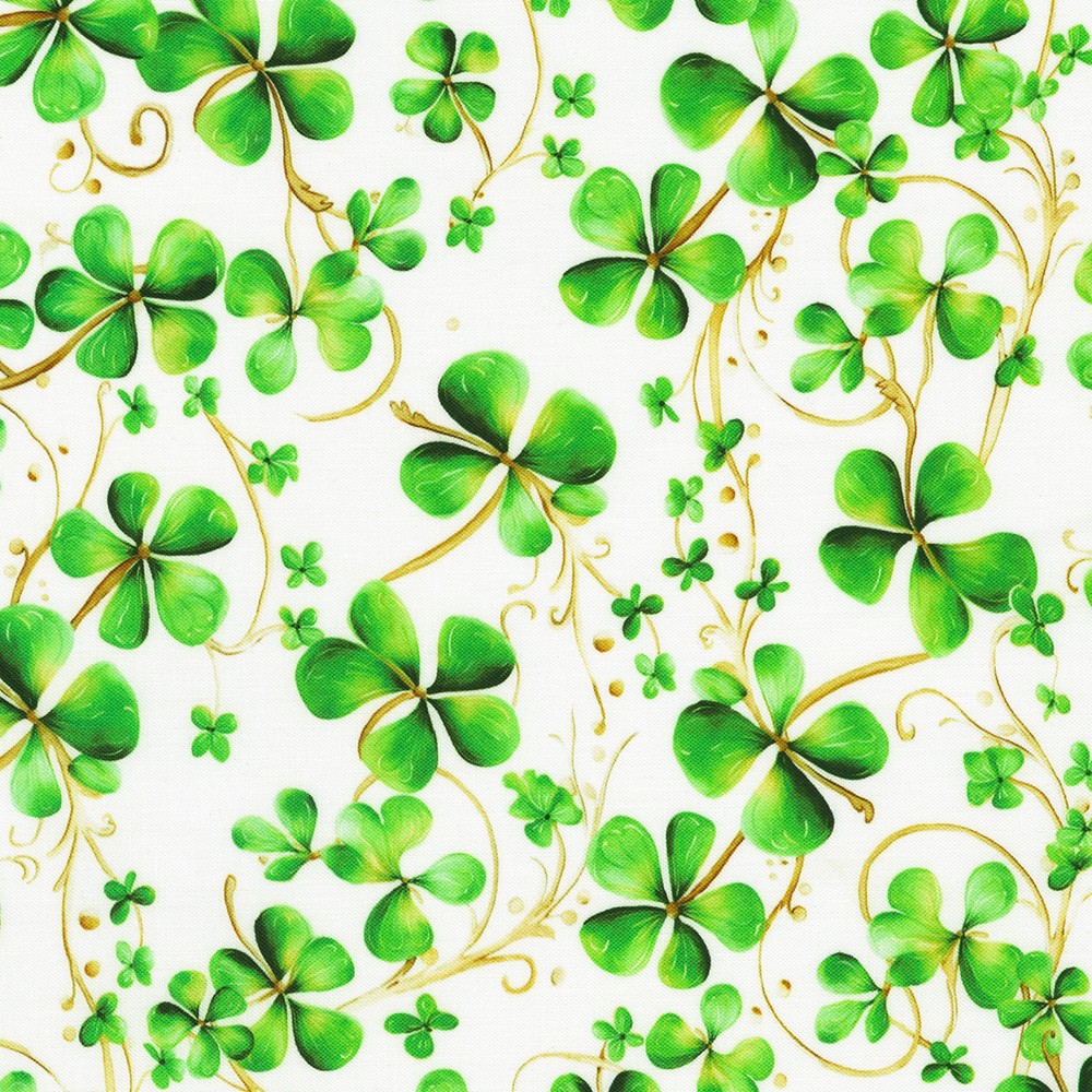 Lucky Clovers fabric