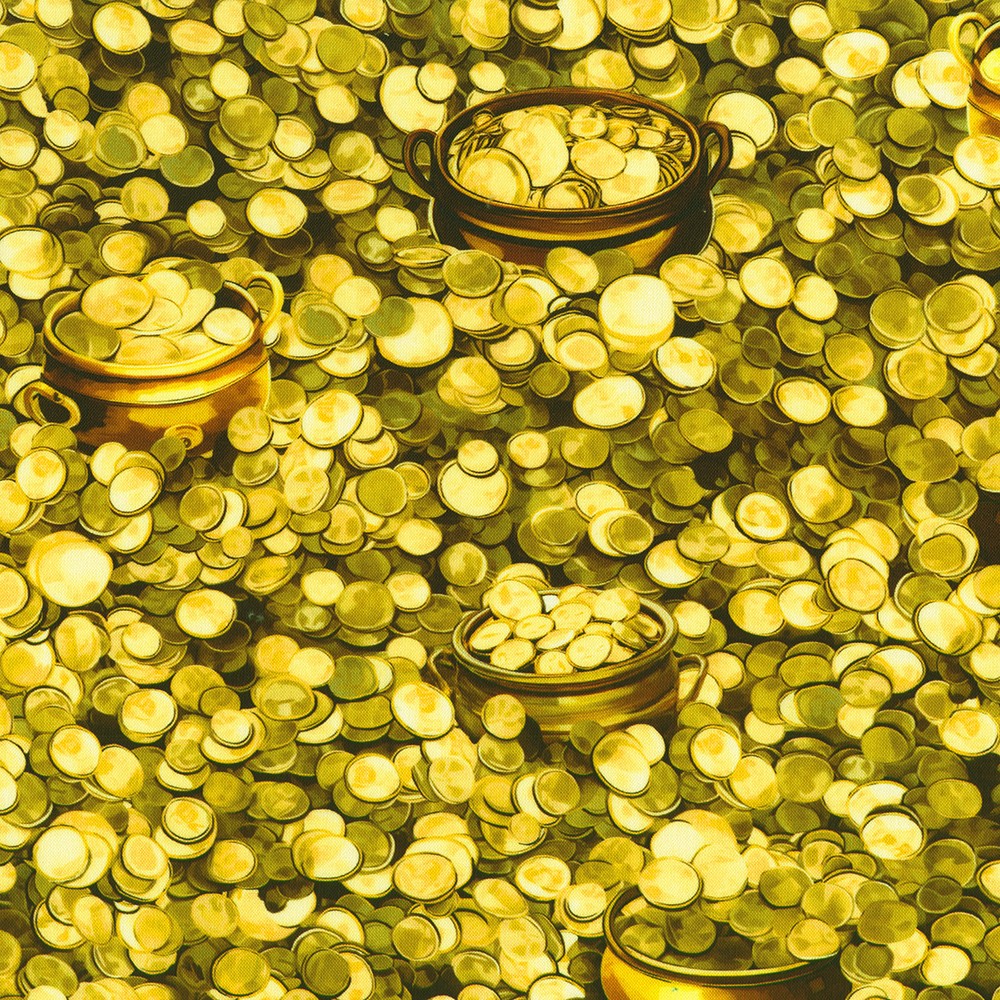 Lucky Clovers fabric