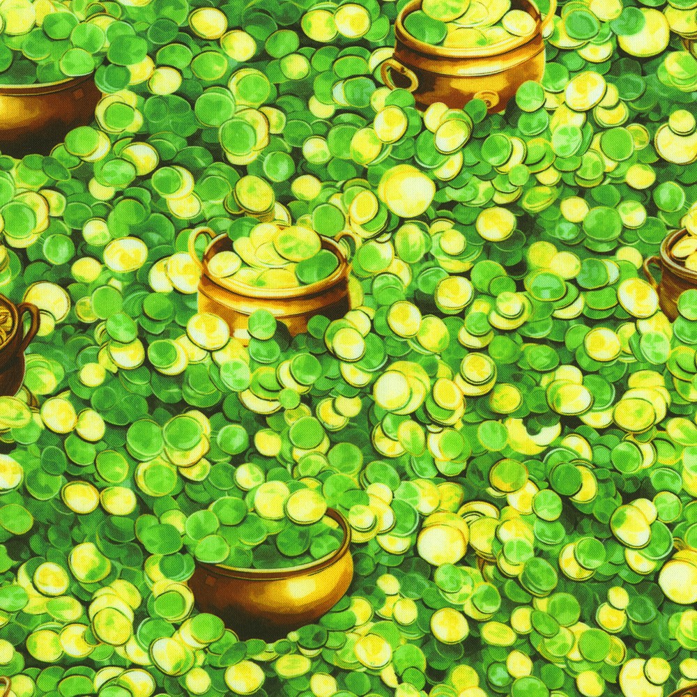 Lucky Clovers fabric
