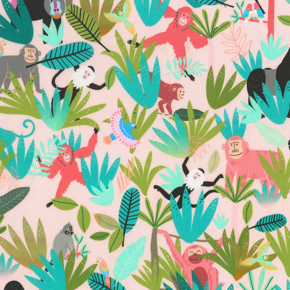 Treetop Jungle fabric