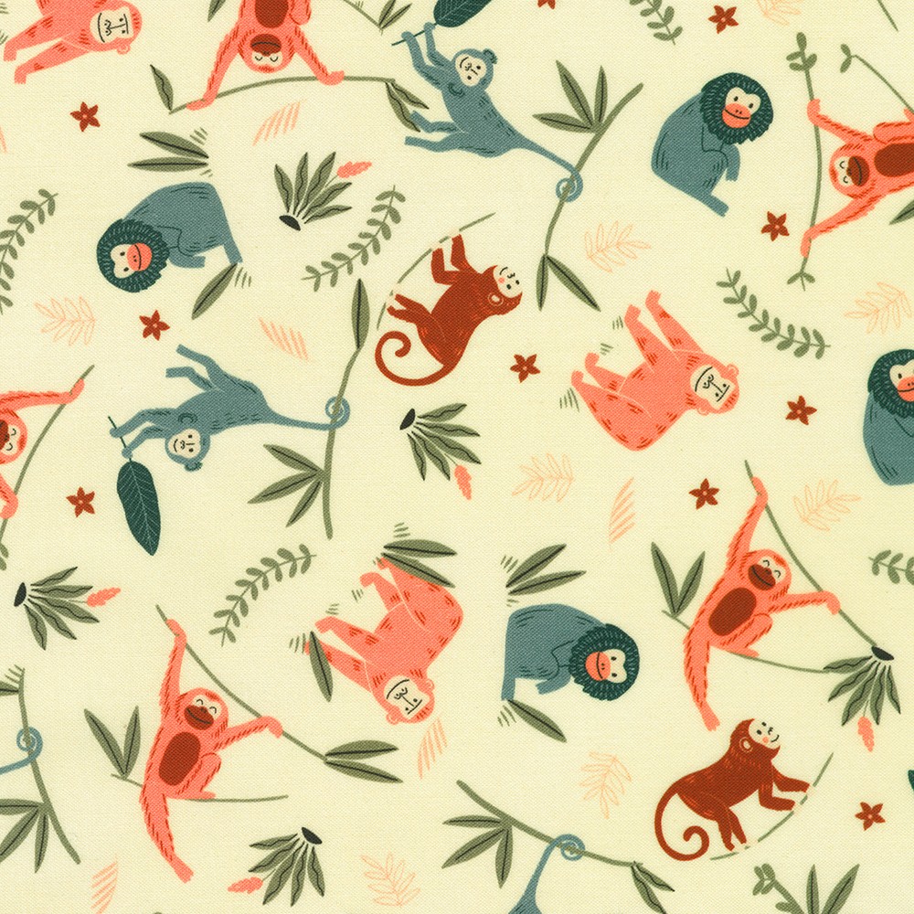 Treetop Jungle fabric
