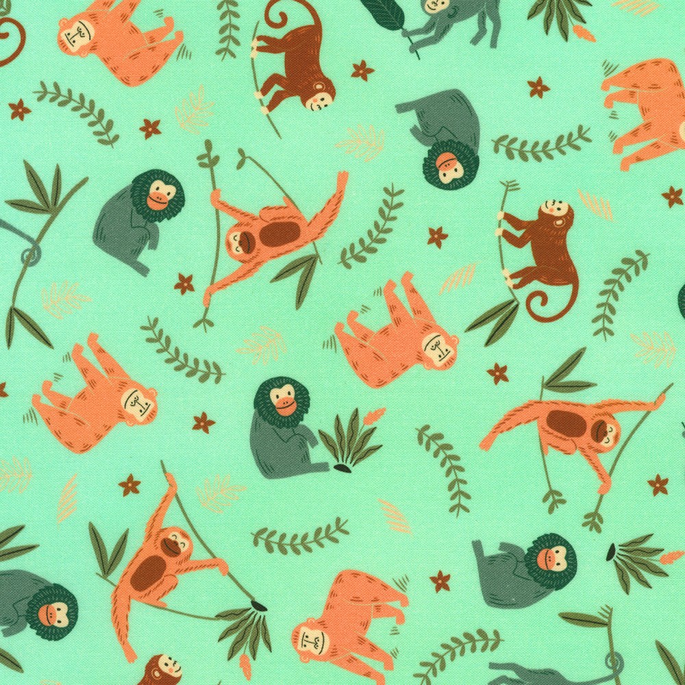 Treetop Jungle fabric