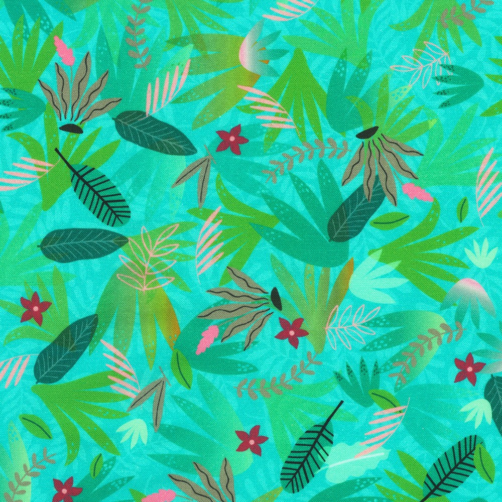 Treetop Jungle fabric