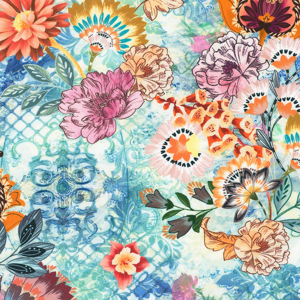 Baroque Bloom fabric