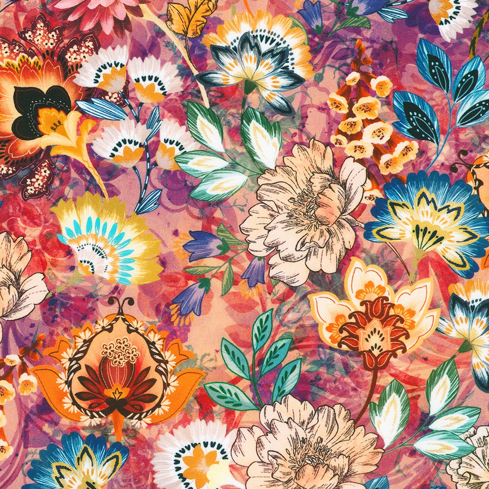 Baroque Bloom fabric