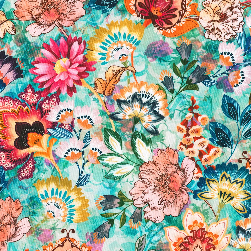 Baroque Bloom fabric