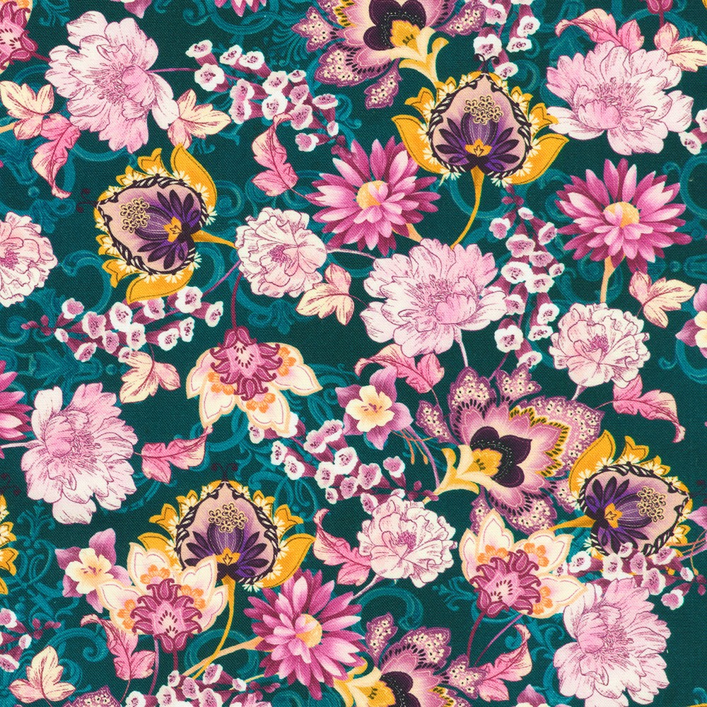 Baroque Bloom fabric