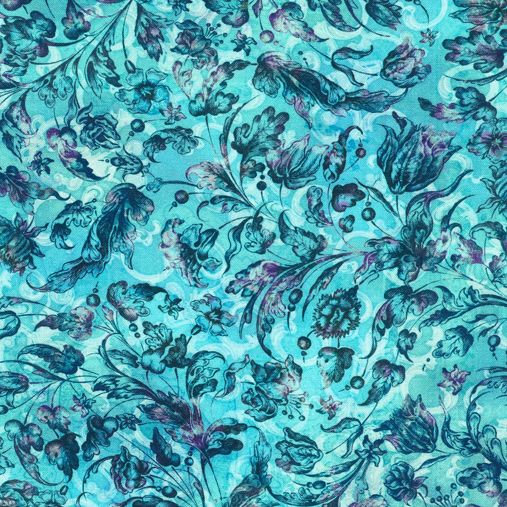Baroque Bloom fabric