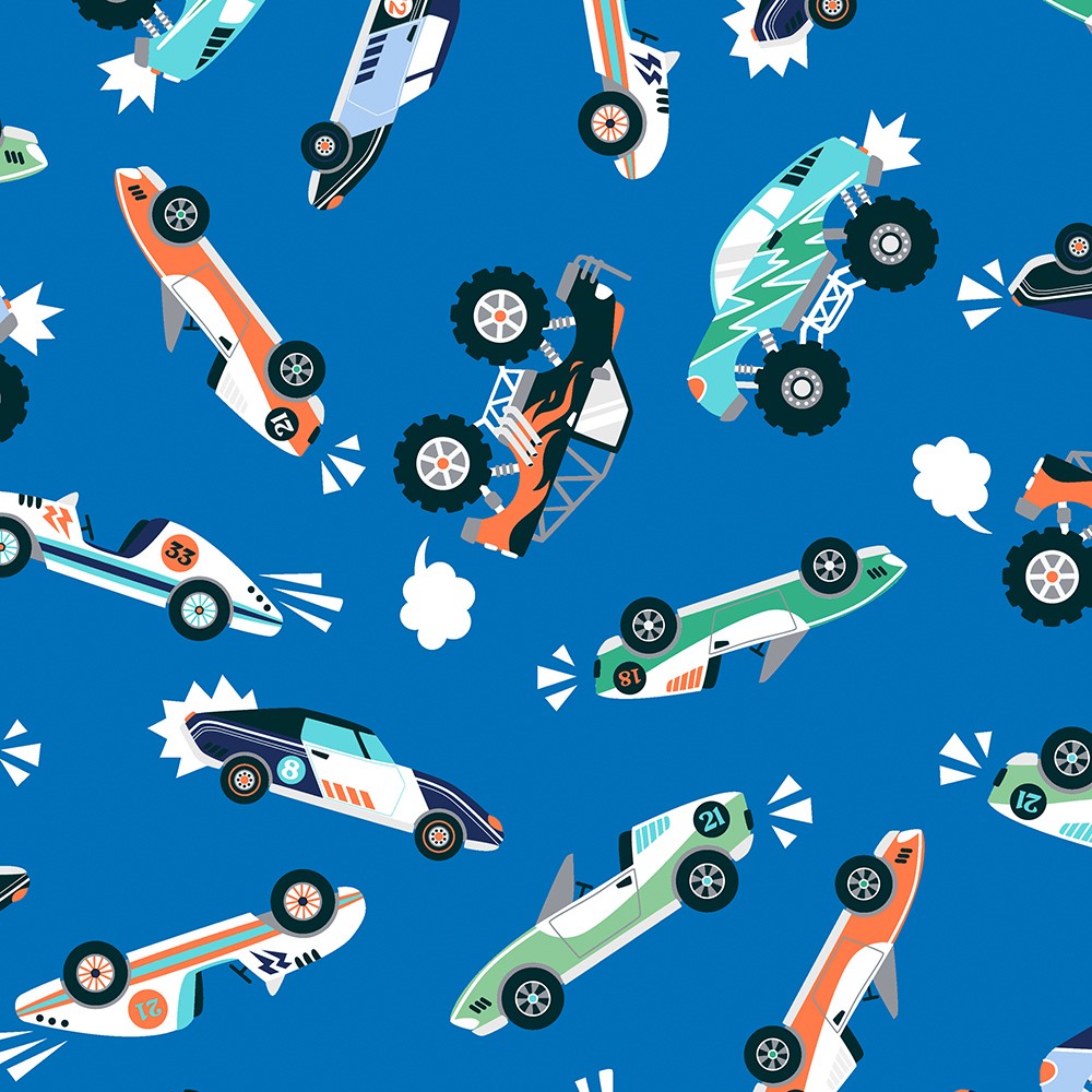 Full Speed Ahead! fabric