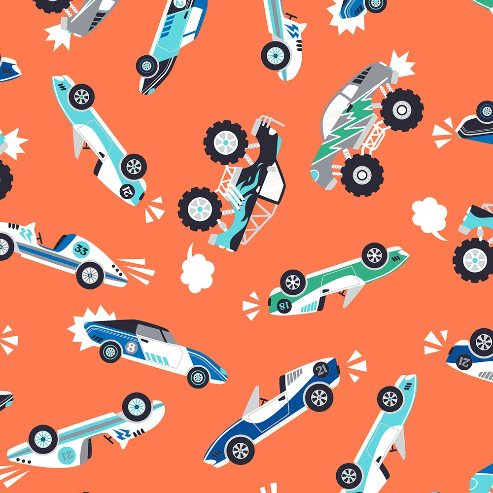 Full Speed Ahead! fabric