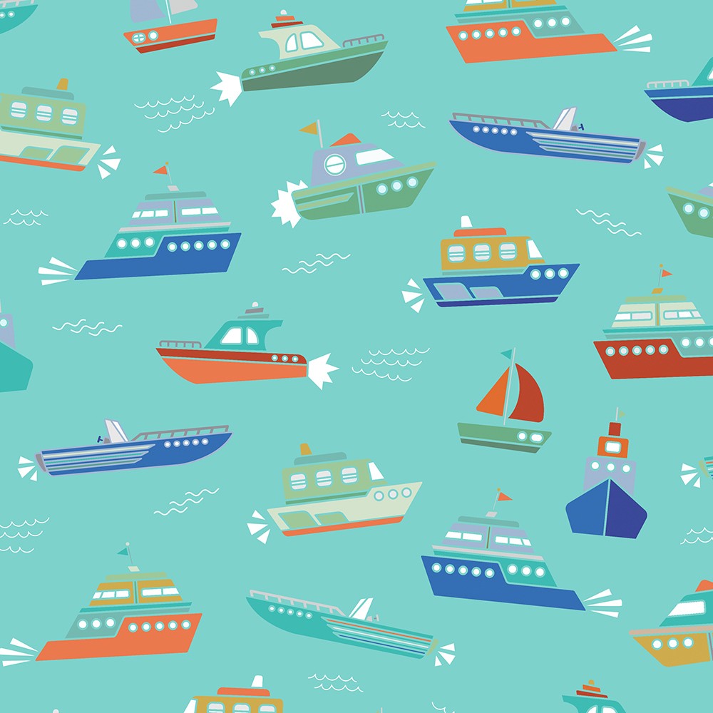Full Speed Ahead! fabric