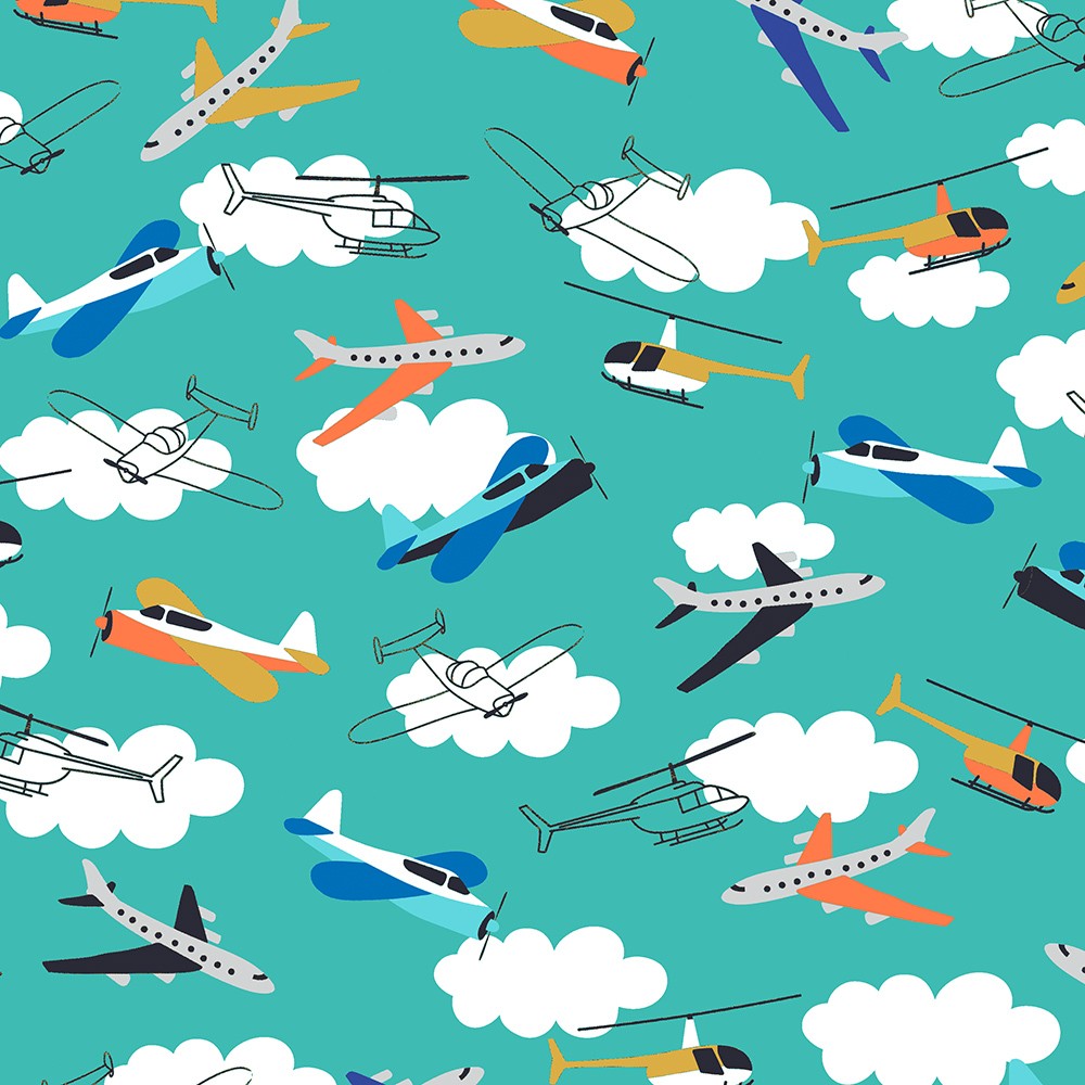 Full Speed Ahead! fabric