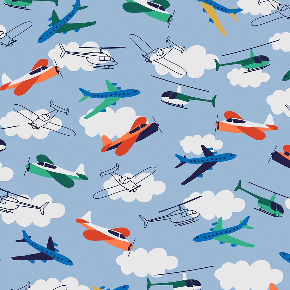 Full Speed Ahead! fabric