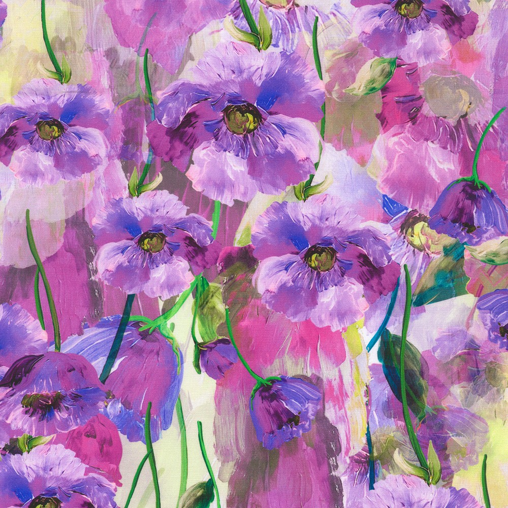 Painterly Petals - Flora Fields fabric