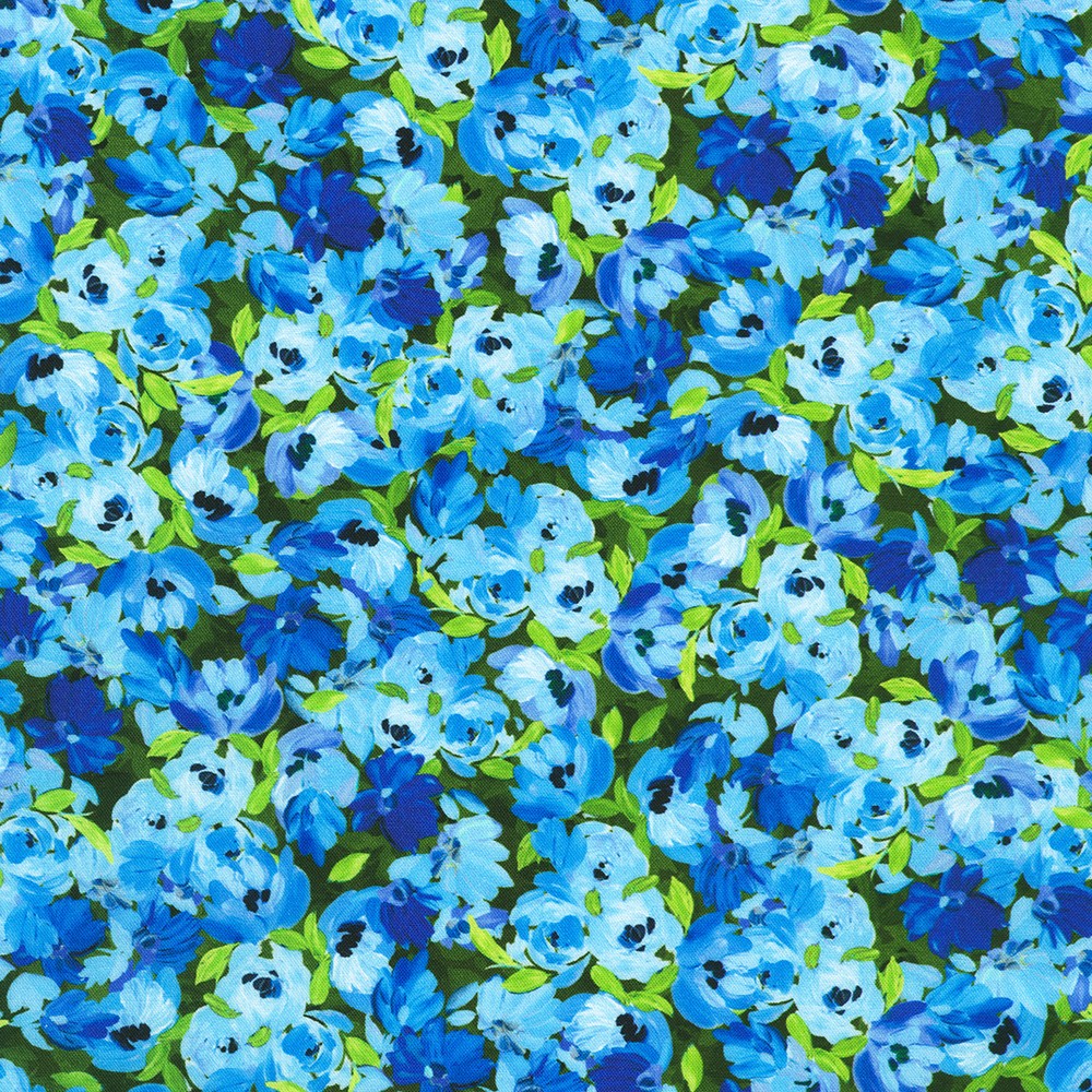 Painterly Petals - Flora Fields fabric