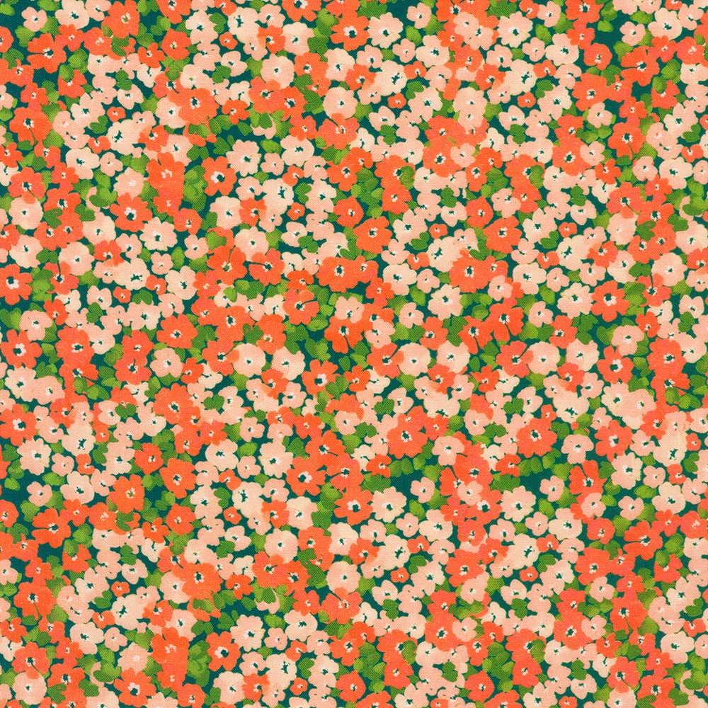 Painterly Petals - Flora Fields fabric