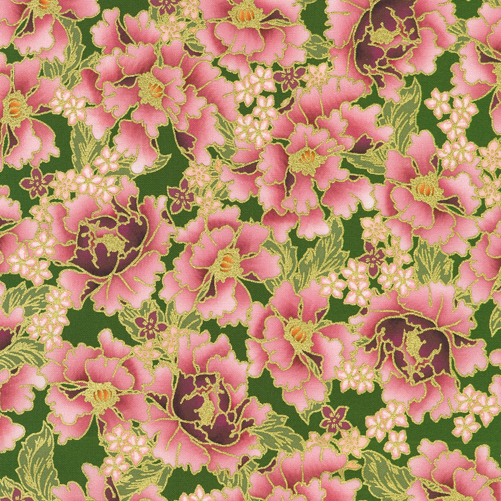 Imperial Collection - Graceful Cranes fabric