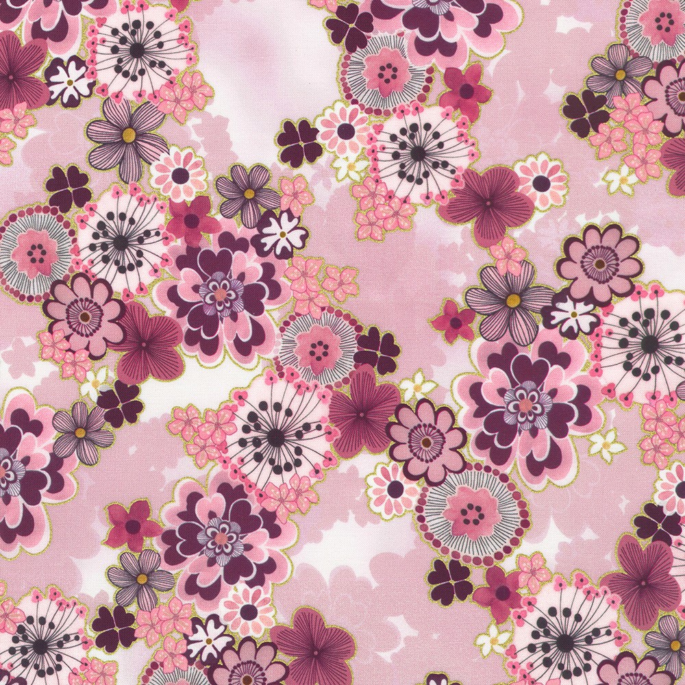 Imperial Collection - Graceful Cranes fabric