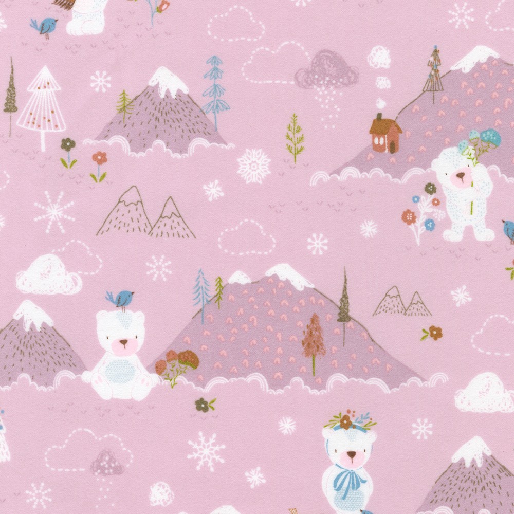 Winter Days Flannel fabric