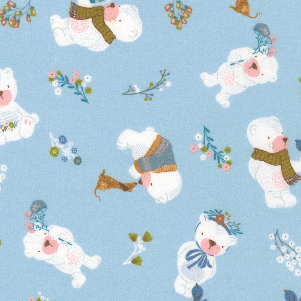 Winter Days Flannel fabric