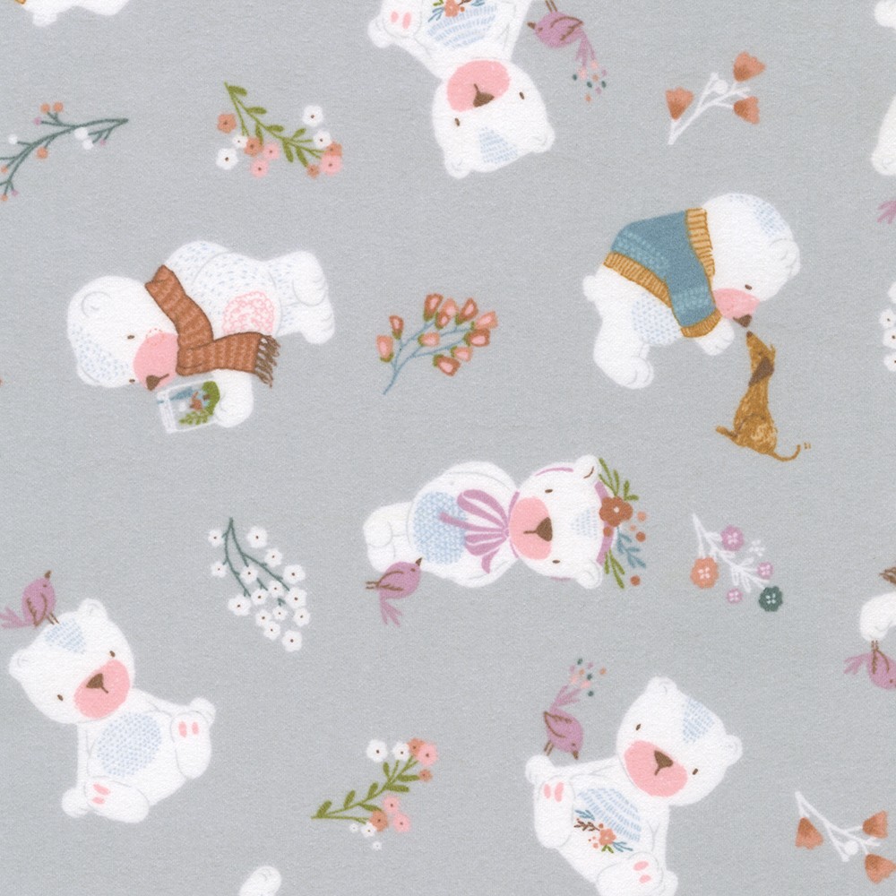 Winter Days Flannel fabric