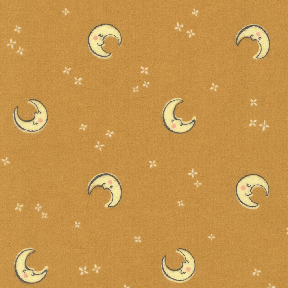 Cozy Cotton Flannel-Over the Moon fabric