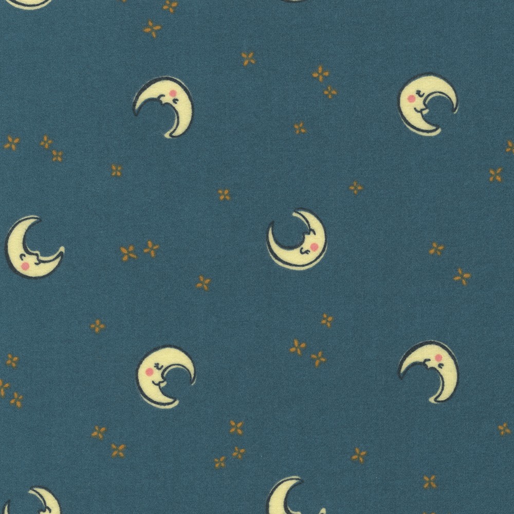 Cozy Cotton Flannel-Over the Moon fabric