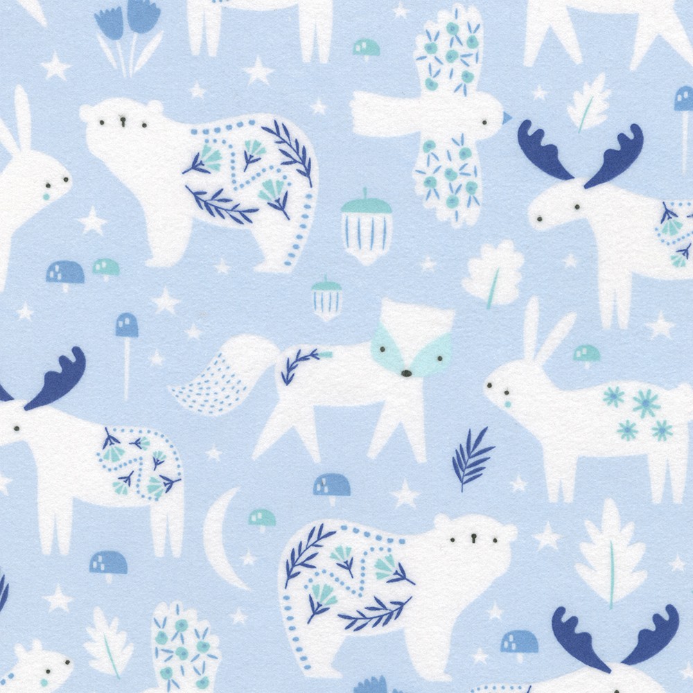Gentle Night Flannel fabric