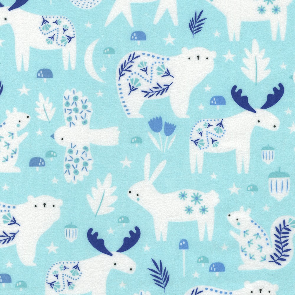 Gentle Night Flannel fabric