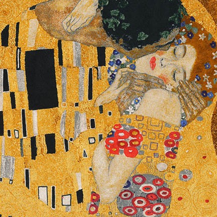 Gustav Klimt fabric