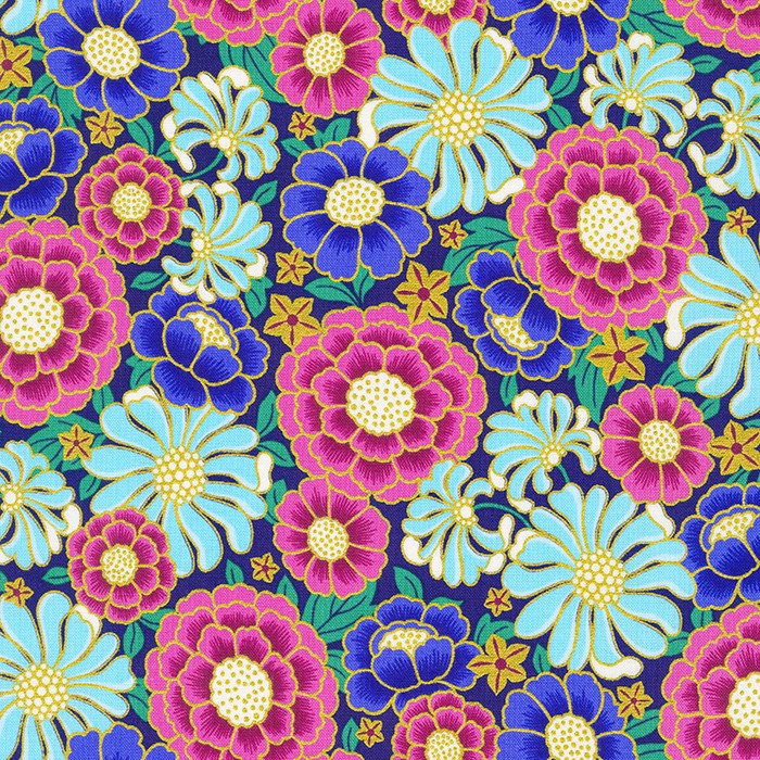 Midnight Nectar fabric