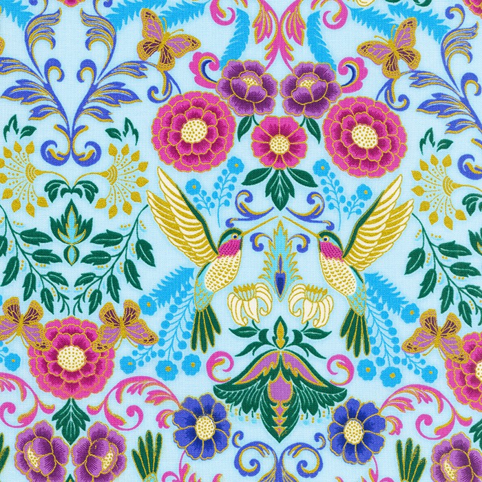 Midnight Nectar fabric